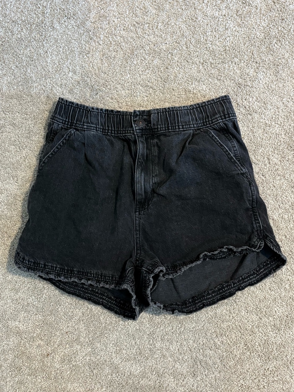 American Eagle Aerie Daydream Denim Shorts – Charcoal Ash – Size 4